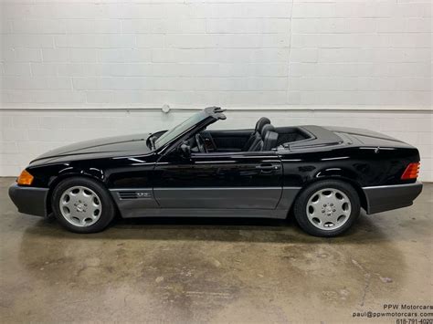 1993 Mercedes Benz 600 Series 600sl 14616 Miles Jet Black Roadster 12