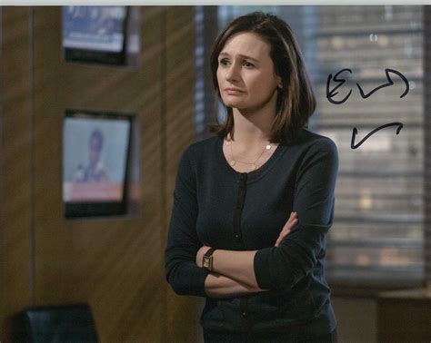 Aacs Autographs Emily Mortimer Autographed The Newsroom Glossy 8x10 Photo