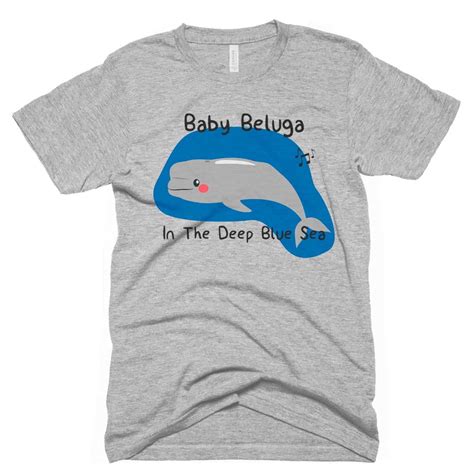 Baby Beluga Whale T Shirt Kids Song Tshirt Cute Whale Shirt