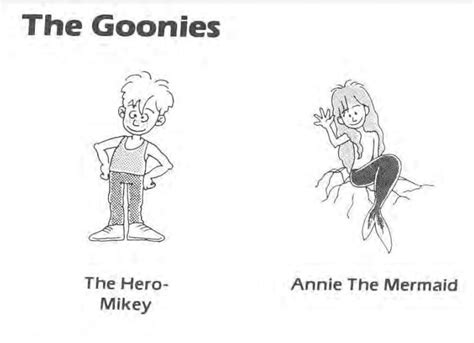The Goonies The Hero Annie The Mermaid Mikey Ifunny