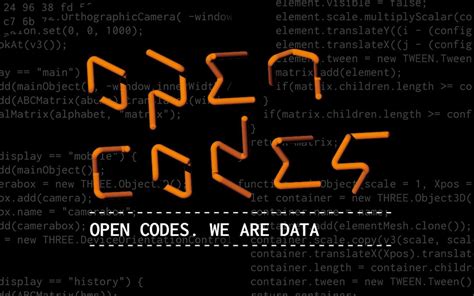 Open Codes We Are Data Zkm