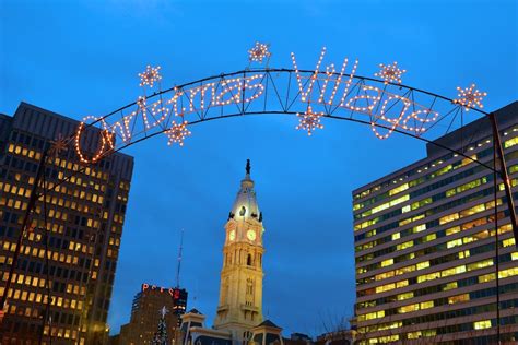 Phillys Christmas Village Opens In Love Park For Holiday Season Whyy