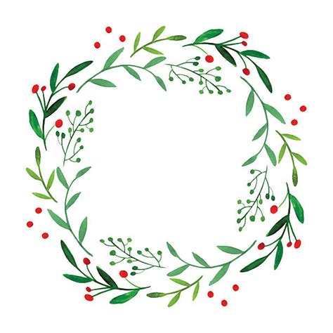 Royalty Free Christmas Wreath Clip Art Vector Images And Illustrations