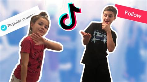 Sister Teaches Me Viral Tik Tok Dances Youtube