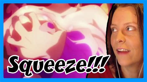 squeeze it monica reacts to try not to laugh smile or grin hardest version anime edition 1