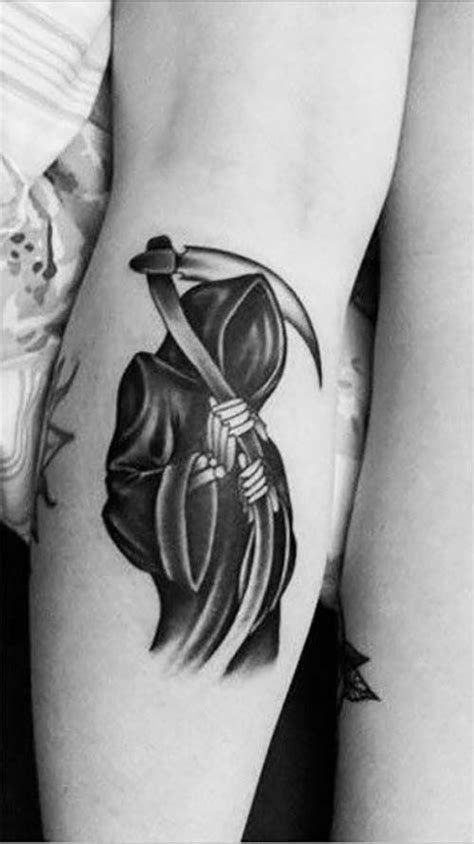 Grim Reaper Tattoo Designs Madscar Tatuajes De Santa