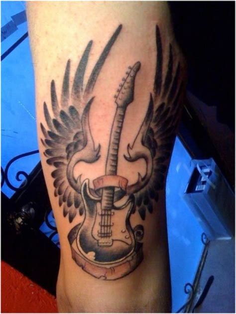 10 Trendy Guitar Tattoo Designs