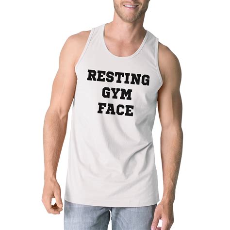 365 printing rgf mens white funny workout fitness tank top humorous t tanks