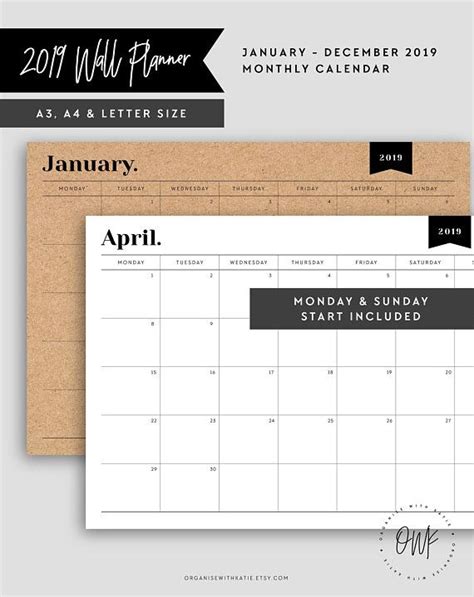 20 Year Planner Free Download Printable Calendar Templates ️