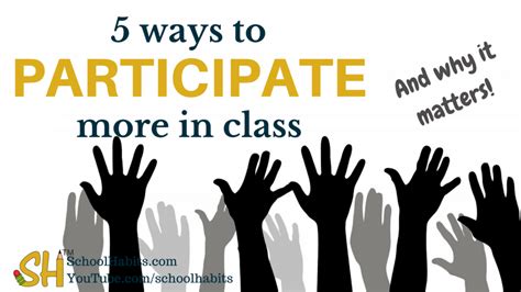 5 Ways To Participate More In Class And Why It Matters Schoolhabits