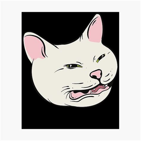 Kot Cat Confused Laughing Cat Meme Photographic Print By