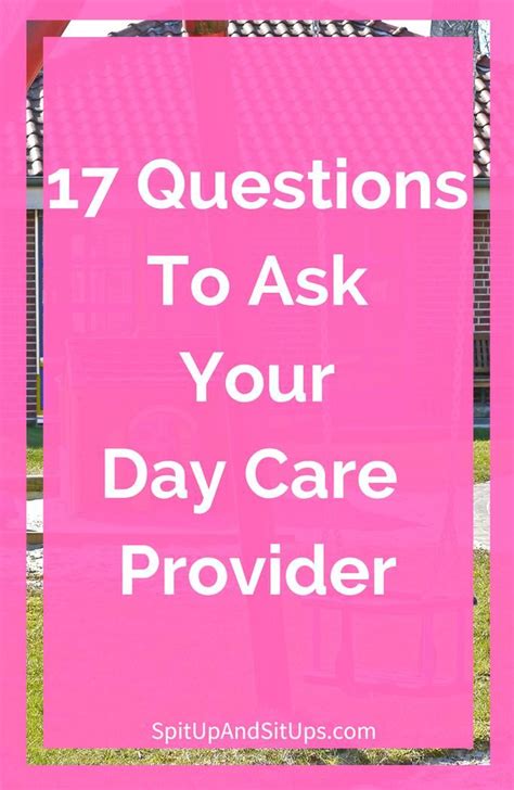 Questions To Ask When Interviewing Daycare Providers Tionquest