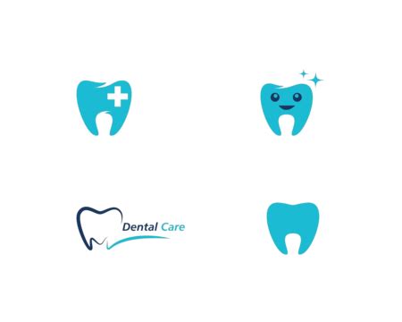 Dental Logo Vector Hygiene Whitening Tooth Vector Hygiene Whitening