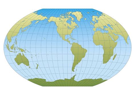Robinson Projection Map