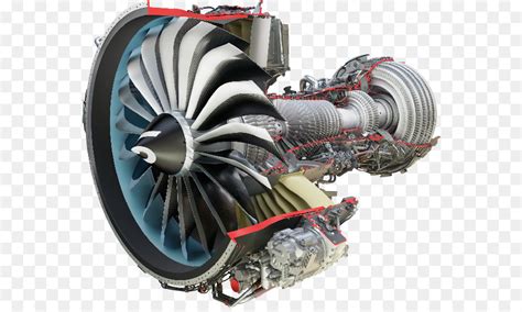 Jet motorlu Uçaklar CFM Uluslararası LEAP GE Havacılık motoru şeffaf