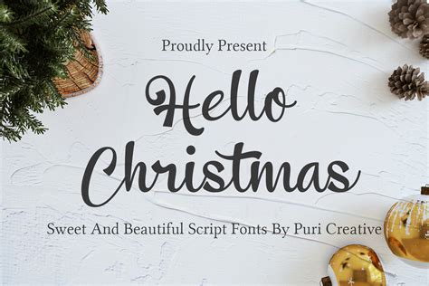 Hello Christmas Font By Services2 · Creative Fabrica