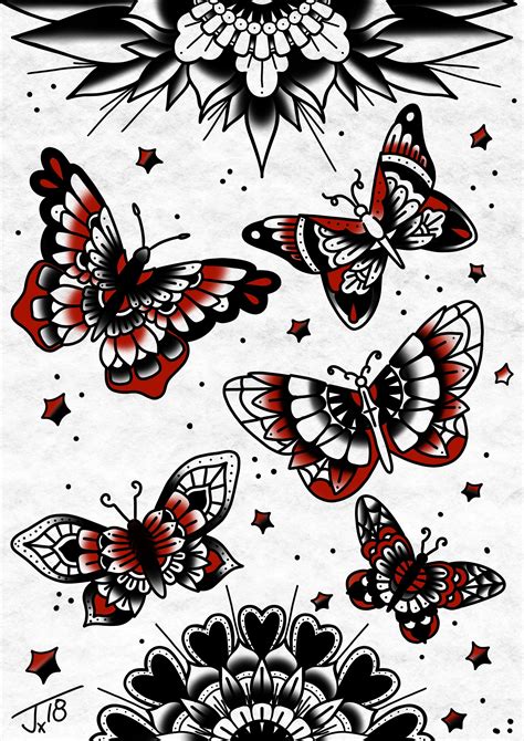 Traditional Butterfly Tattoo Artofit