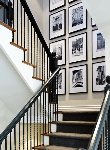 Are you planning to decorate the stair wall? 6 Stylish Stairway Gallery Walls