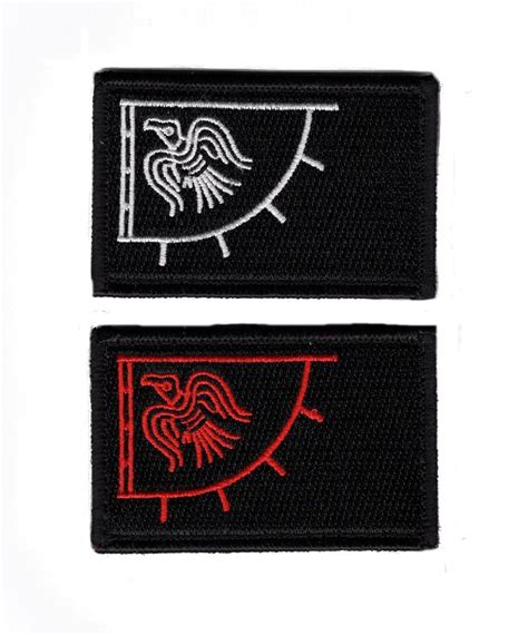 Odins Raven Flag 2pc Patch Bundle Embroidered Hook Miltacusa