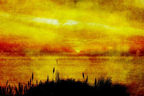 Sunset Painting Vintage Free Stock Photo Public Domain Pictures