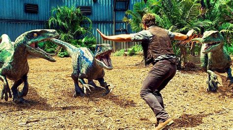 Raptors Scene Jurassic World 2015 Movie Clip Youtube