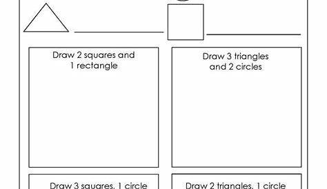 1st Grade Geometry Worksheets for Students | Geometry worksheets, First