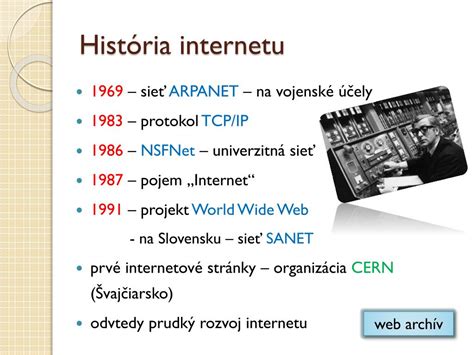 Ppt História Internetu Powerpoint Presentation Free Download Id
