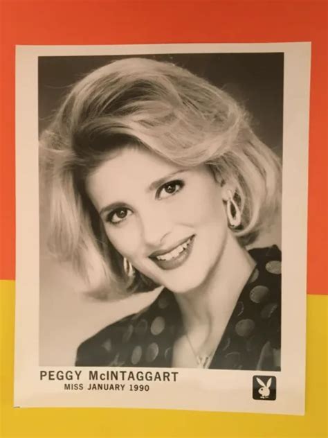 Peggy Mcintaggart Playboy Playmate Original Press Headshot Photo W