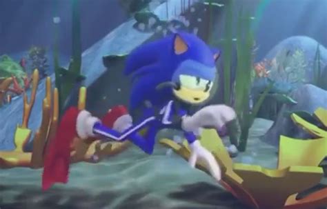 Sonic Swimming Underwater By Gothnebula On Deviantart