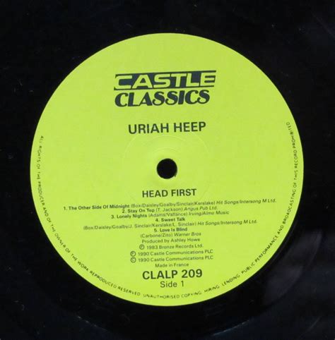 Пластинка Head First Uriah Heep Купить Head First Uriah Heep по цене