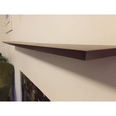The look of the ensemble can be easily changed by lifting the cases and moving them to different spots on the uprights. Mid-Century Modern Mantel Wood Floating Wall Shelf ...