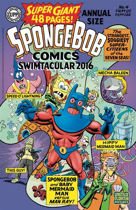 Apr161341 Spongebob Comics Annual Giant Swimtacular 4 Previews World