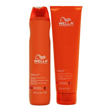 Wella Wella Professional Enrich Shampoo And Conditioner Duo For Fine