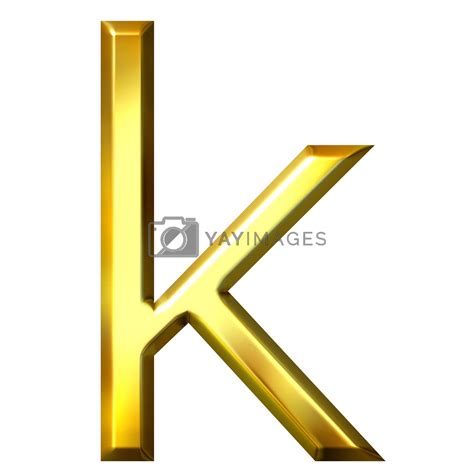 3d Golden Letter K By Georgios Vectors And Illustrations Free Download