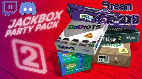 Vod Jackbox Party Pack 2 And 3 Discord Game Day 3 Youtube