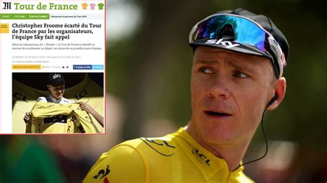 El Tour Veta A Chris Froome Que No Correrá La Ronda Gala Según Le Monde