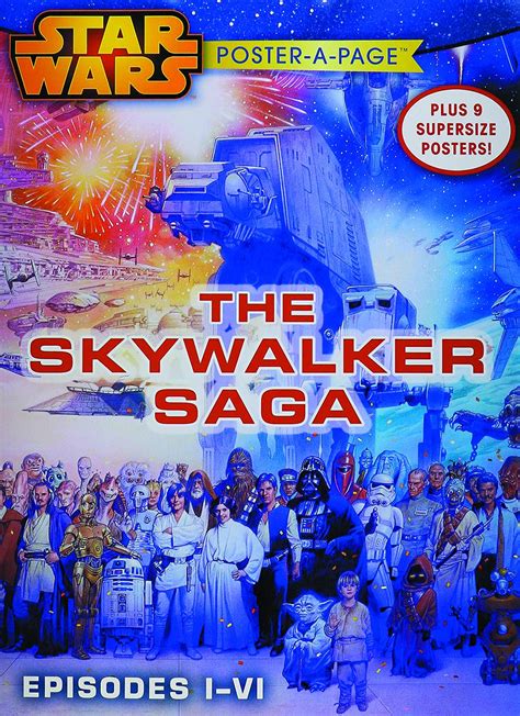 Feb151844 Skywalker Saga Star Wars I Vi Poster A Page Book Previews