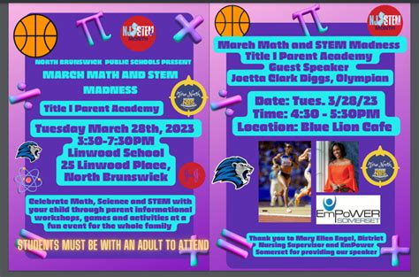 Linwood March Math And Stem Madness Tomorrow Parent Academy 328 330 7