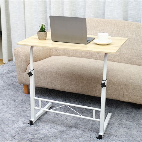 Computer Laptop Desk Bedside Computer Table Height Adjustable Overbed