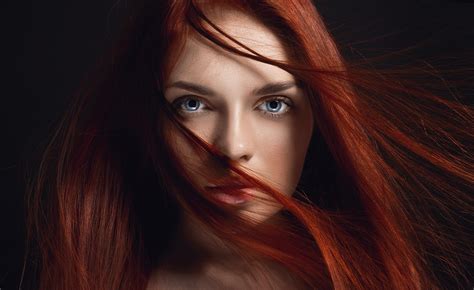Redhead Girl Hairs On Face K K Wallpaper Hd Girls Wallpapers K Wallpapers Images Backgrounds