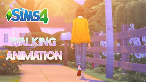 The Sims 4 Walking Animation Youtube
