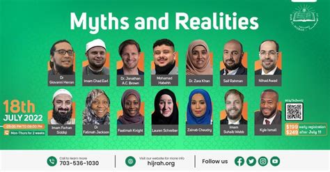 Myths And Realities 2 Week Intensive Dar Al Hijrah Islamic Center