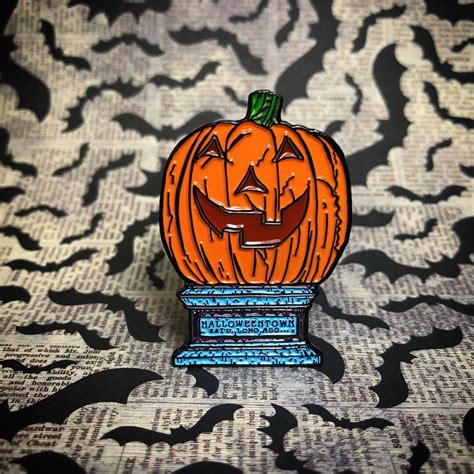 Halloween Pumpkin Enamel Pin Enamel Pins Halloween Pumpkins Pin