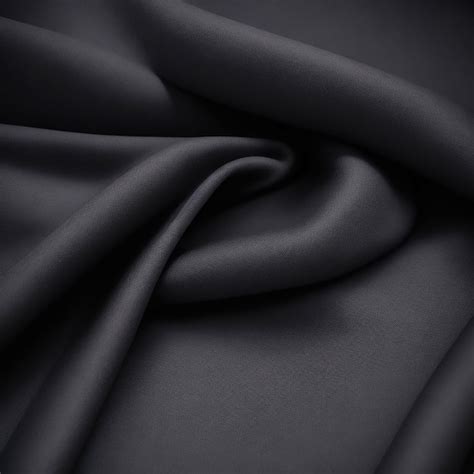 Premium Photo Black Microfiber Fabric Wrinkled Black Microfiber