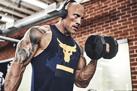 Dwayne The Rock Johnson Workouts Wallpapers Wallpaper Cave