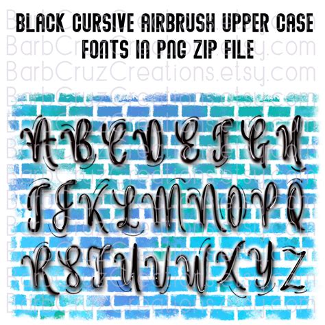 Graffiti Letters Cursive Airbrush Alphabet Airbrush Font Images