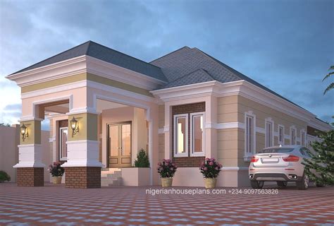 5 Bedroom Bungalow House Design In Nigeria 5 Images Easyhomeplan