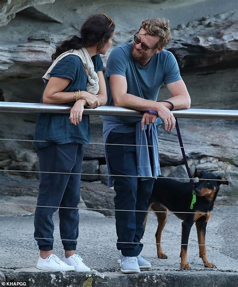 Simon Baker And His Wife Rebecca Rigg Look Loved Up On Coastal Walk