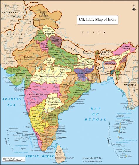 India La Imagen De Mapa De Imagen De Mapa De La India En El Sur De