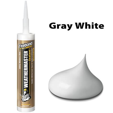 Titebond Weathermaster 12 Pack 95 Oz Gray White Paintable Advanced